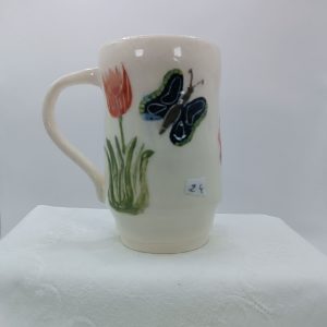 Grand mug fleuri