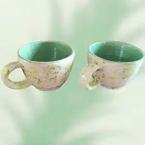 Duo de tasses citronnées
