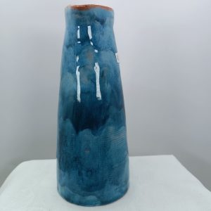 Mini Carafe Céramique bleue en Faïence au Design Moderne