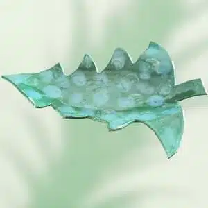 Plat sapin vert à effet