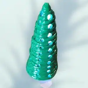 Photophore Sapin de Noël Vert colombins et LED – Image 3