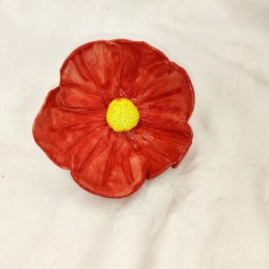 Fleur décorative Rouge