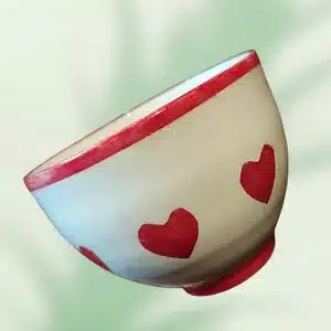Bol Cœurs Rouges