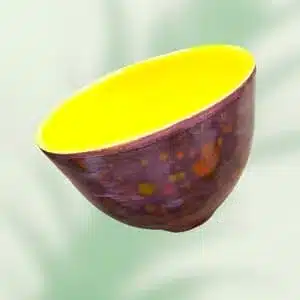 Bol Violet à effet tacheté