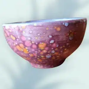 Bol Violet à effet tacheté