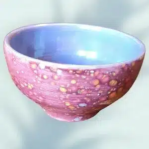 Bol Violet à effet tacheté